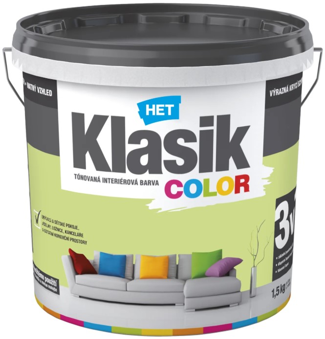 HET KLASIK COLOR Barva: hnědý čokoládový 0277, Balení: 1,5 kg