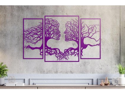 Dřevěný obraz Strom života - 120 cm x 66 cm barva dle vašeho přání