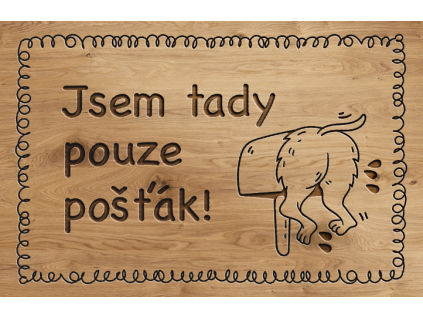 Psí cedulka pro každého pejskaře - Pošťák