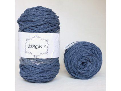 Příze na háčkování - Špagáty 3mm - 450 Jeans