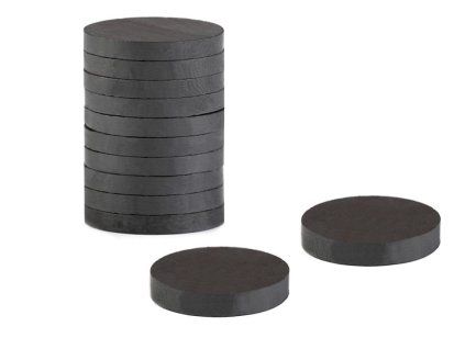 Magnet Ø25 mm (Varianta antracit, Balení 10 ks)