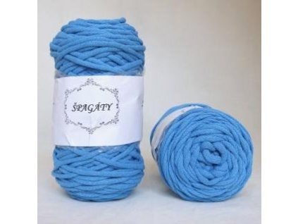 Příze na háčkování - Špagáty 3mm -  480 Blankytně modrá