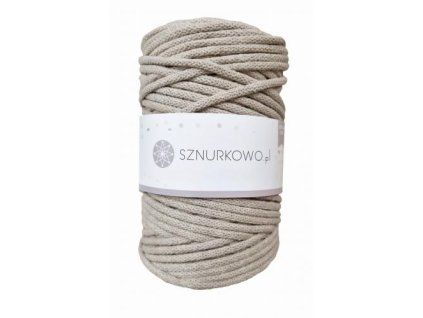 Sznurkowo příze na háčkování - 3SZ04 - 3mm Tmavý Bez