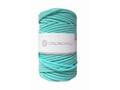 Sznurkowo příze na háčkování - 3SZ30 - 3mm Mátová