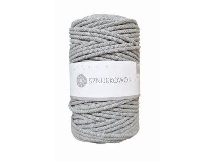 Sznurkowo příze na háčkování - 3SZ41 - 3mm Jasně Šedá