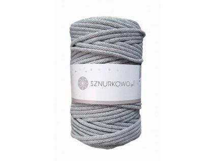 Sznurkowo příze na háčkování - 3SZ42 - 3mm Šedá