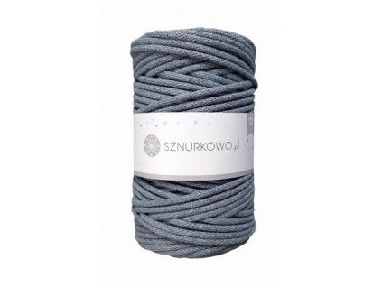 Sznurkowo příze na háčkování - 3SZ43 - 3mm tmavě Šedá