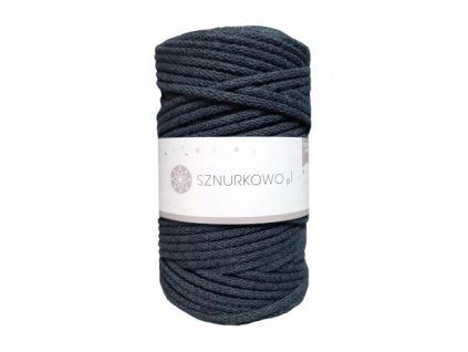 Sznurkowo příze na háčkování - 3SZ44 - 3mm Grafit