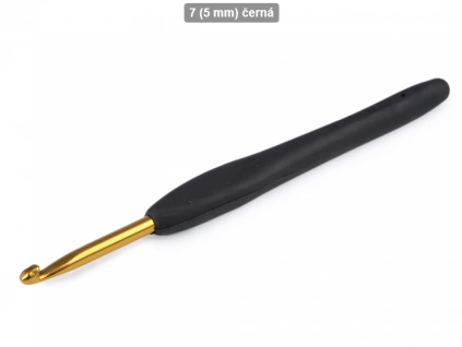 Háček na háčkování se silikonovou rukojetí vel.6 mm