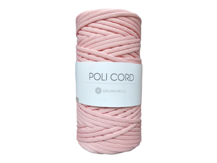 POLI CORD - 5mm - Růžová