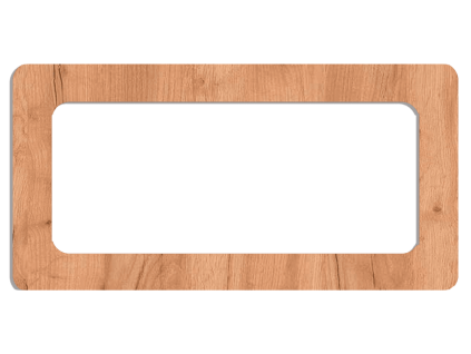 Prstenec pro vyplétaný košík 30x20cm - Obdelník
