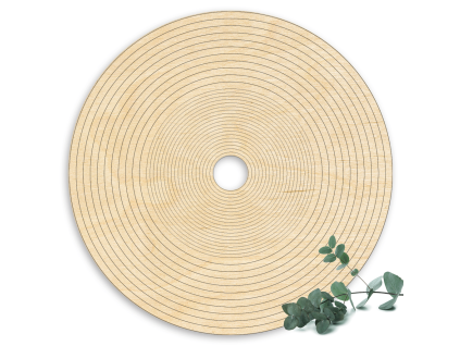 Sada kruhů pro výrobu lapače snů a macramé 5cm - 46cm bříza