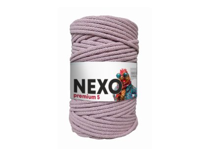 NEXO premium 5mm ŠPINAVĚ RŮŽOVÁ - příze na háčkování (NEX15) hmotnost 500g