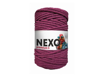 NEXO premium 5mm PURPUROVÁ - příze na háčkování (NEX18) hmotnost 500g