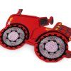Nažehlovačka traktor (Varianta 1 červená, Balení 10 ks)