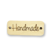 Handmade - nášivka, ozdoba na háčkovaný košík