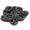 Brzdičky s dvěmi dírkami 20x20 mm (Varianta 1 černá, Balení 10 ks)