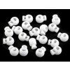 Brzdičky kulaté 15x19 mm (Varianta 1 Off White, Balení 10 ks)