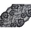 Elastická krajka / vsadka / běhoun šíře 18,5 cm (Varianta 1 bílá, Balení 1 m)