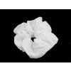 Gumička scrunchie do vlasů (Varianta 1 bílá, Balení 1 ks)