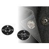 Designové patentky / druky Ø21 mm (Varianta nikl černý, Balení 2 pár)