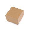 Krabička na šperky 7x7 cm (Varianta hnědá přírodní, Balení 1 ks)