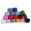 Bavlněná příze macrame / háčkovací 40 g rozčesávací (Varianta 1 (16) bílá, Balení 1 ks)
