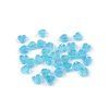 Plastové korálky srdce Ø8 mm (Varianta 7 transparent, Balení 20 g)