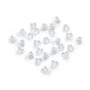 Plastové korálky srdce Ø8 mm (Varianta 7 transparent, Balení 20 g)