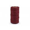 Bavlněná příze macrame / háčkovací, rozčesávací (Varianta 1 krémová nejsvět., Balení 1 ks)