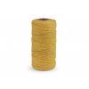 Bavlněná příze macrame / háčkovací, rozčesávací (Varianta 1 krémová nejsvět., Balení 1 ks)