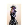 Karnevalový kostým - halloween, kostra (Varianta černá, Balení 1 sada)