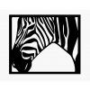 Dřevěný obraz - dekorace Zebra