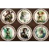 Dřevěné podtácky - Stážci Lesa (6 kusů) 13.3cm