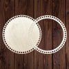 Set PLA prstenec + DNO - Kruh 22,5 - natural/ecru barva
