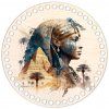 Víko na háčkovaný košík nebo podtácek - Pyramidy