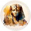 Víko na háčkovaný košík nebo podtácek - Sfinga