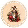 Víko na háčkovaný košík - Kruh 20cm, Lucerna