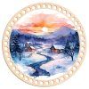Víko na háčkovaný košík - Kruh 20cm, Pohádková Krajina