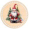 Víko na háčkovaný košík - Kruh 20cm, Trpaslík