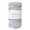 SZNURKOWO Macrame 5 mm SZM07 - Světle šedá