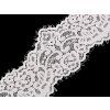 Francouzská elastická krajka šíře 90 mm (Varianta 1 Off White, Balení 1 m)