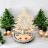 Adventní svícen s měnitelnými dekoracemi k obháčkování