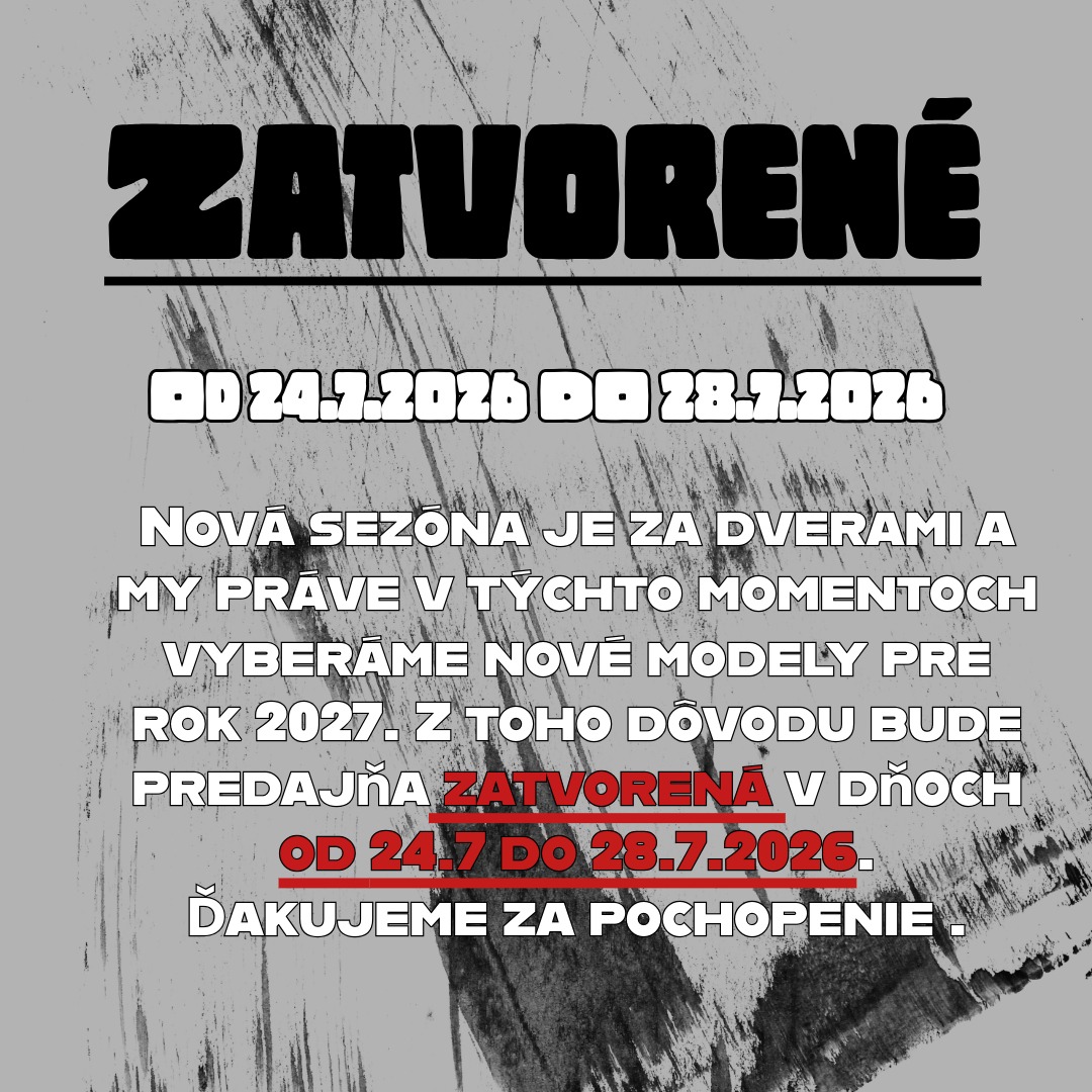 zatvorené 24.7 až 28.7