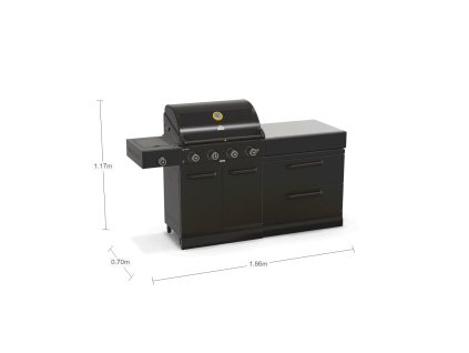 Exteriérová kuchyňa Connect Set 211