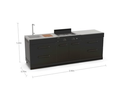 Exteriérová kuchyňa Connect Set 8511