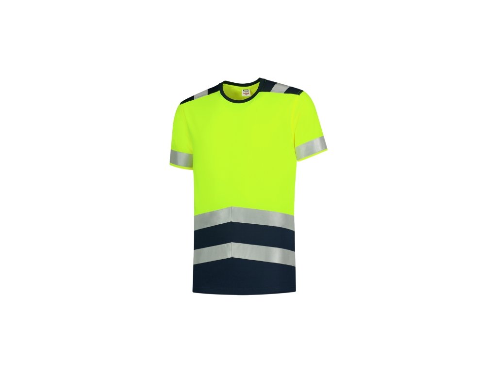 T-Shirt High Vis Bicolor-fluorescenčná žltá