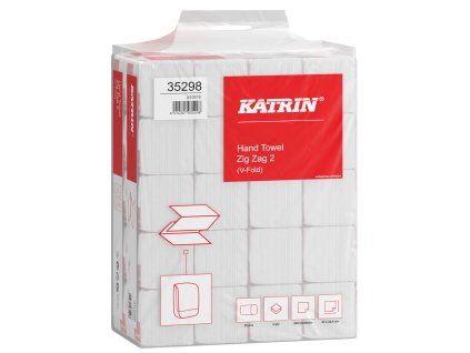 katrin classic pap utierky zz 2 vrstvy biele 4000 ks