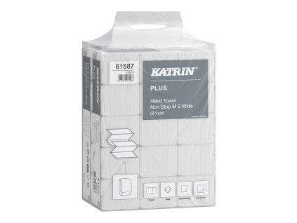 katrin plus non stop m2 pap utierky 2 vrstvy biele 2400 ks