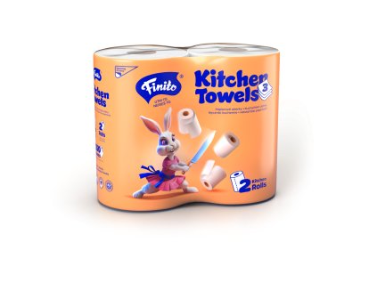 utierka kuchynska finito v roli celuloza 2 vr biela